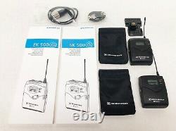 Sennheiser SK500 EK500 G2 740-776 MHz Wireless Transmitter Receiver & MKE-2 Lav