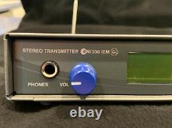 Sennheiser ew 300 IEM G2 Wireless Transmitter & Bodypack Receiver Works Great