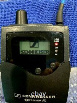 Sennheiser ew 300 IEM G3 Wireless Transmitter & Bodypack Receiver Works Great