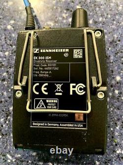 Sennheiser ew 300 IEM G3 Wireless Transmitter & Bodypack Receiver Works Great