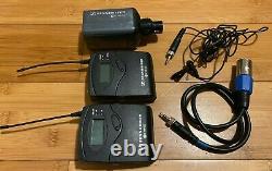 Sennheiser ew100 ENG Set G3 Wireless Microphone Transmitter Receiver Lav Mic XLR