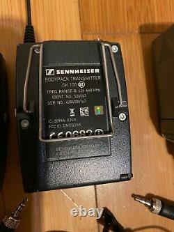Sennheiser ew100 ENG Set G3 Wireless Microphone Transmitter Receiver Lav Mic XLR