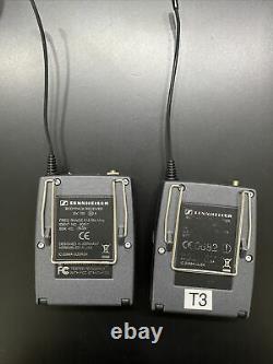 Sennheiser ew100 G2 A Bodypack SK100 Transmitter, Receiver & Case 518-554MHz