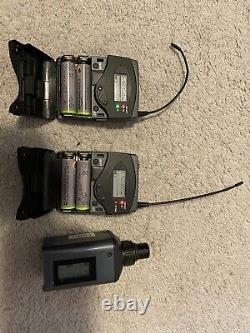 Sennheiser ew100 g2 wireless microphone receiver and two transmitters Kit