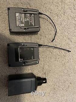 Sennheiser ew100 g2 wireless microphone receiver and two transmitters Kit