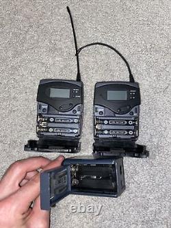 Sennheiser ew100 g2 wireless microphone receiver and two transmitters Kit