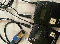 Sennheiser ew100G3 wireless lapel mic transmitter receiver system ENG broadcast
