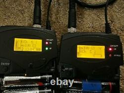 Sennheiser sk 100 G3 radio transmitter, receiver and microphones
