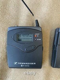 Sennheiser wireless microphone ew100 G2 Transmitter and Receiver, No Lav mic