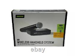 Shure BLX24/B58 Wireless Microphone System 14-Hour Battery Life 300ft J11 Band