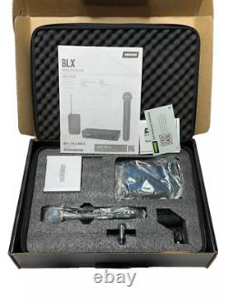 Shure BLX24/B58 Wireless Microphone System 14-Hour Battery Life 300ft J11 Band