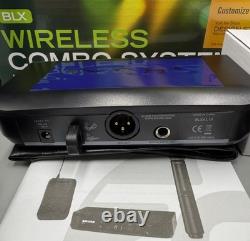 Shure BLX24 PG58 Vocal System withBLX4 Wireless Receiver and Handheld Transmit New