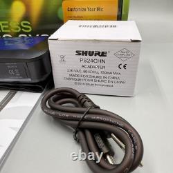 Shure BLX24 PG58 Vocal System withBLX4 Wireless Receiver and Handheld Transmit New