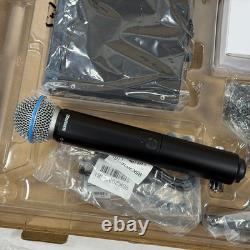 Shure BLX24R/B58 Wireless Vocal Microphone Mount Beta 58A H9 Band Authentic Open