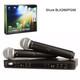 Shure Blx288/pg58 Handheld Wireless Microphone System Come With 2 Microphone Us