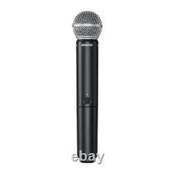 Shure BLX288-SM58 H11 Frequency Band Wireless Dual Microphone System Silver