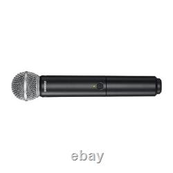 Shure BLX288-SM58 H11 Frequency Band Wireless Dual Microphone System Silver