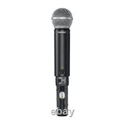 Shure BLX288-SM58 H11 Frequency Band Wireless Dual Microphone System Silver