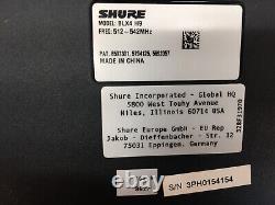 Shure BLX4 H9 512-542MHz Wireless Receiver + Transmitter BLX1 J11 + AC Adapter