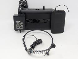 Shure BLX4 Wireless Receiver BLX1 Bodypack Transmitter H9 Band Headset Mic Power