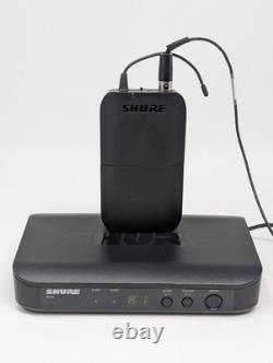 Shure BLX4 Wireless Receiver BLX1 Bodypack Transmitter H9 Band Headset Mic Power