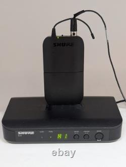 Shure BLX4 Wireless Receiver BLX1 Bodypack Transmitter H9 Band Headset Mic Power