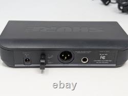Shure BLX4 Wireless Receiver BLX1 Bodypack Transmitter H9 Band Headset Mic Power