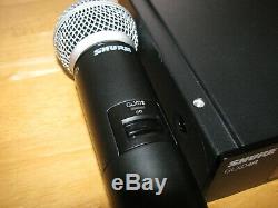 Shure GLXD4R Advanced Wireless Receiver with GLXD-2 / SM58 Microphone Transmitter