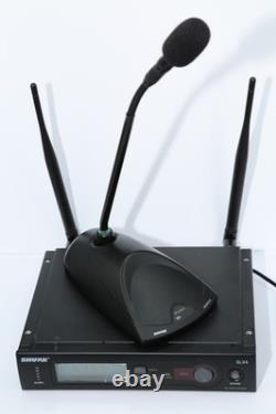 Shure MX890 Transmitter MX410 10 Microphone SLX4 494-518 MHz Wireless Receiver