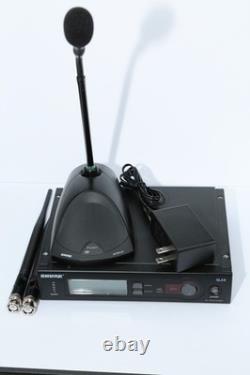 Shure MX890 Transmitter MX410 10 Microphone SLX4 494-518 MHz Wireless Receiver