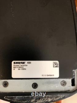 Shure MX890 Transmitter MX410 10 Microphone SLX4 494-518 MHz Wireless Receiver