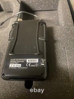 Shure PGX1 Wireless Bodypack Transmitter + shure WH20 mic
