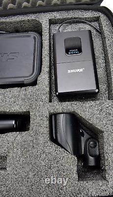 Shure PGXD4 Wireless Receiver System With PGXD1 Transmitter SM58 Microphone & Case