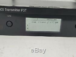 Shure PSM300 P3T H20 head phones Transmitter and P3R H20 Receiver Pro Owned