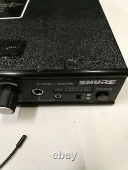 Shure PSM600 Wireless Transmitter & Receiver In-Ear Monitors 642.275/646.500MHz