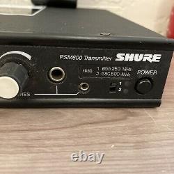 Shure PSM600 Wireless Transmitter & Receiver P6R HE 655.250-656.500 MHz