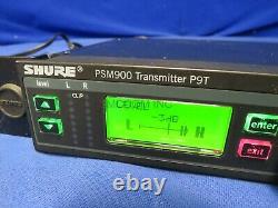 Shure PSM900 P9T Transmitter K1 Band with P9RA Bodypack Receiver Freq 596-632MHz