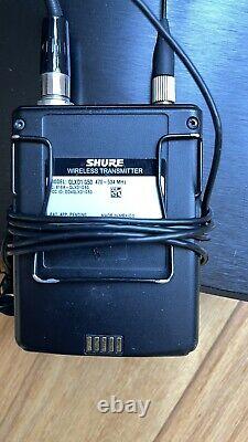 Shure QLXD4-G50 Digital Wireless Receiver Lavalier Lapel Microphone Transmitter