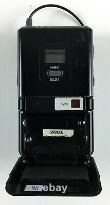 Shure SLX4 Diversity Receiver SLX1 Bodypack Transmitter 572-596 MHz