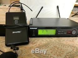 Shure SLX4 Wireless Microphone Receiver/ Lav Transmitter, H5 Band withPower-Supply