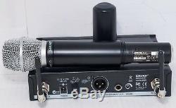 Shure Slx4 Wireless Receiver, Slx2 Transmitter With Sm86 (freq J3-572 -596mhz)