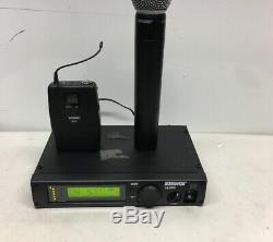 Shure ULXP4 -M1 Receiver with ULX -M1 Wireless Microphone Transmitter & ULX2-M1