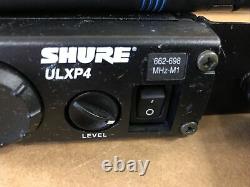 Shure ULXP4 / ULX1-M1 Wireless Microphone Receiver / Transmitter 662-698MHz