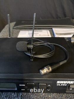 Shure ULXS4 Wireless Receiver with ULX1 Transmitter Body Pack And SM58 662-698MHz
