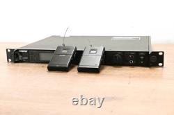 Shure UR4D Wireless Receiver with two UR1 Bodypack Transmitters H4 Band CG0131X