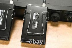 Shure UR4D Wireless Receiver with two UR1 Bodypack Transmitters H4 Band CG0131X