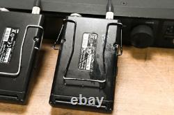 Shure UR4D Wireless Receiver with two UR1 Bodypack Transmitters H4 Band CG0131Y