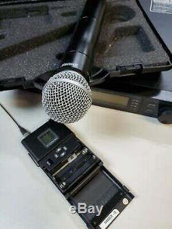 Shure Ur4d Wireless Microphone Receiver 2 Sm58 Ur2 Mics & 2 Ur1 Transmitters Set