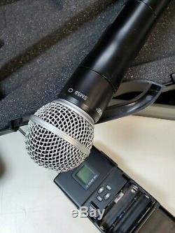 Shure Ur4d Wireless Microphone Receiver 2 Sm58 Ur2 Mics & 2 Ur1 Transmitters Set