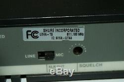 Shure Ut4 wireless Receiver with SM58 Handheld Transmitter UT2